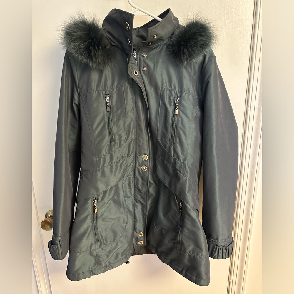 Pendleton Women’s Parka/Coat with Fox Fur Collar Sz M